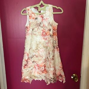 NWOT Floral Lace Dress